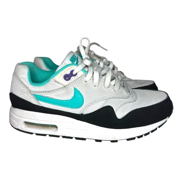 Nike Air Max 1 Hyper Jade Kids Size 5.5Y  DZ3307-114 - Picture 1 of 8